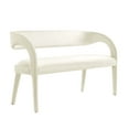 thumbnail image 2 of Modway Pinnacle Performance Velvet Accent Bench in Ivory, 2 of 8