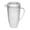 Clear+Acrylic #06, variant on Water Pitcher with Lid for Fridge, 2.5 Quart Blue Acrylic Drink Pitcher, Diamond-Cut Break-Resistant Juice Pitcher with Spout, BPA-Free, 9.25 x 9.25 x 10 Inches, Juice Pitcher with Spout for Parties