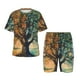 thumbnail image 1 of Balery Seasonal Tree Reflection Conjunto de Pijama Infantil de Manga Corta con Estampado – Ropa de Dormir de Algodón Suave-Medium, 1 of 6