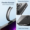 thumbnail image 6 of JETech Electroplated Case for iPhone 13 Pro 6.1-Inch, Camera Lens Full Protection, Compatible with MagSafe Wireless Charging, Shockproof Soft TPU Phone Cover (Black), 6 of 7