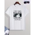thumbnail image 1 of Camisetas casuales de manga corta con cuello redondo y estampado "No siempre veo anime" para hombre, ideales para el verano y el tiempo libre., 1 of 8