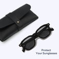 thumbnail image 6 of Whiteleopard Retro Oversized Square Sunglasses with UV400 Protection, Stylish Outdoor Eyewear for Driving and Vacation, 6 of 8