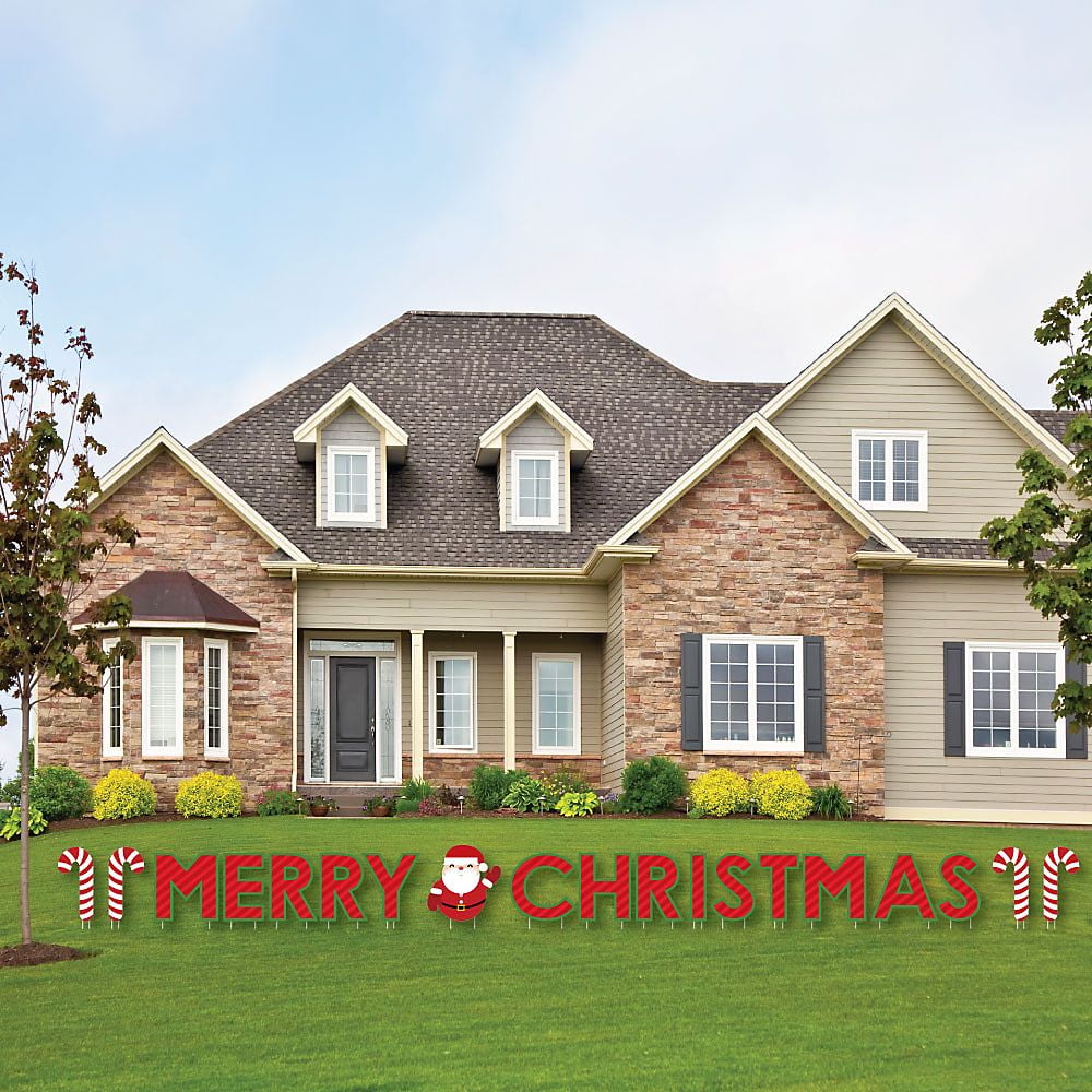 Yard Sign Outdoor Lawn Decorations Christmas Yard Signs NEW Merry Christmas 