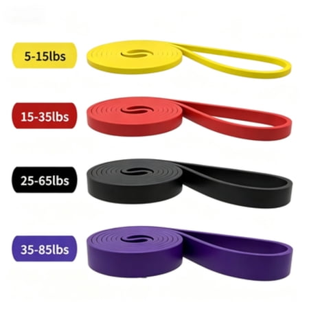 Resistance Bands for Working Out, 4-Level Pull Up Assistance Bands, Exercise Bands for Women & Men, Stretch Workout Bands for Full-Body Training, Fitness, Physical Therapy, Pull Up Bands at Home, Gym