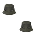 thumbnail image 4 of VONKY Comfortable And Breathable Fisherman Hat For Sun Protection Sunscreen Fisherman Cap Hat Summer Olive 58cm 2Set, 4 of 6