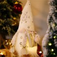 thumbnail image 6 of Christmas Gnomes Ornaments,Plush Braided Hair Christmas Gnome with Light,Rudolph Dolls with Crutches for Table Decor,Holiday Party Decor, 6 of 6