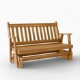 thumbnail image 3 of Keystone Amish Co. 4 Foot Franklin Red Cedar Porch Glider, Natural Stain, 3 of 4