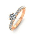 thumbnail image 3 of Certified 1.50ctw Diamond Solitaire Engagement Ring in 14k Rose Gold (G-H, I1), 3 of 5