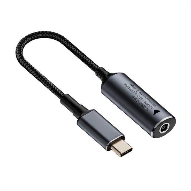 1 40W DC Cargador Portátil 5V 9V 20V DC 4,5x0,6mm Hembra A USB C Tipo C PD Adaptador de Corriente Convertidor de Carga Rápida Cable