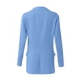 thumbnail image 4 of Ozmmyan Fashion Women Casual Pockets Long Sleeve Casual Solid Coat Cardigan Blouse, 4 of 8
