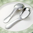 thumbnail image 3 of 2Pcs Kids Spoons Children Stainless Soup Spoons Dinner Spoons Dessert Spoons Rice Spoons, 3 of 9