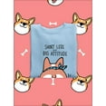 thumbnail image 3 of Corgi Short Legs Big Attitude Sweatshirt Women -Image by Shutterstock, Female 4X-Large, 3 of 4