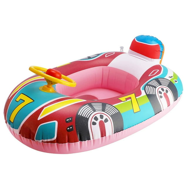 Swim Ring Fun Pool Toys Baby Infant For 1-6 Years Old Kids Cartoon Safety Inflatable Swimming Summer Soft Seat