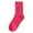 Hot Pink_001, variant on Women Fashion Solid Color Stacked Socks Casual Breathable Comfortable Stretchable Womens Crew Socks Dark Purple_001