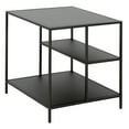 thumbnail image 2 of Evelyn&Zoe Winthrop 20" Wide Square Side Table with Metal Shelves in Blackened Bronze, 2 of 7