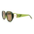 thumbnail image 6 of Womens Luxury Fashion Butterfly Plastic Metal Jewel Hinge Sunglasses Green - Brown, 6 of 8
