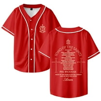 Phil Wickham Song Of The Saints Album Merch Baseball Jersey Shirt V-Neck Women Men Short Sleeve Streetwear Clothes
