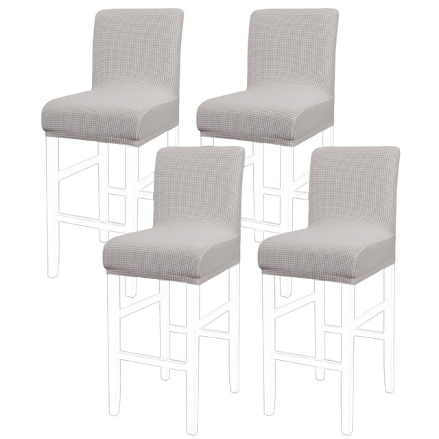 PiccoCasa Stretch Bar Stool Covers for Counter Height Side Chair Slipcovers