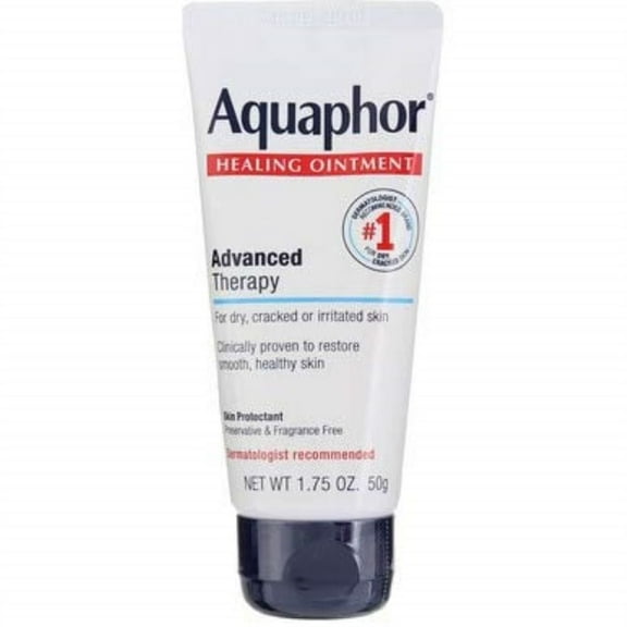 aquaphor healing skin ointment advanced therapy, 1.75 oz pack of 12)