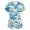 Blue, variant on Scrubs for Women Tops Casual Scrub Tops Cartoon Animals Printed V Neck Short Sleeve Working Shirts