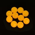 thumbnail image 5 of 100pc Luminous Acrylic Beads Glow in the Dark Round Dark Orange 8mm Hole: 1.8mm, 5 of 5