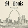 thumbnail image 3 of CafePress - St. Louis Light T Shirt - Men's Classic Graphic T-Shirt, 3 of 4