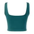 thumbnail image 5 of Lixiuxyad Summer Womens Tank Tops New European And Style Women's Clothing Solid Color Fashion Trend Sexy Thread Short Vest(Green XL), 5 of 5