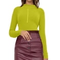 thumbnail image 3 of Long Sleeve Knit Pullover Sweater Top With Button Detail Soft Comfortable Casual Crewneck Blouse For Everyday Wear, 3 of 8
