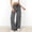 Black women wide leg palazzo pants a1, variant on Cagogo Women's Wide Leg High Waisted Flowy Striped Palazzo Pants Casual Lounge Long Trousers Summer Beach Work Clothes, Red 2XL