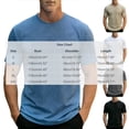 thumbnail image 3 of BELTNOV Men's Short Sleeve T-Shirts Casual Summer Loose Fit Round Neck Breathable Basic Tee Shirt Dark Gray, 3 of 7