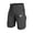 Black, variant on Domuza Men's Waterproof Cargo Shorts Outdoor Lightweight Breathable Hiking Fishing Cargo Shorts with Multi Pockets Green 2XL