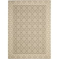 thumbnail image 2 of SAFAVIEH Courtyard Austin Geometric Indoor/Outdoor Area Rug, 4' x 5'7", Brown/Cream, 2 of 6