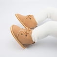 thumbnail image 2 of HsdsBebe?Baby?Boys?Girls?Oxford?Shoes?PU?Leather?Soft?Rubber?Sole?Sneakers??Anti-Slip?Toddler?Ankle?Boots?Infant?Walking?Shoes Moccasins, 2 of 7