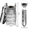 thumbnail image 5 of TSAXW Water Bottle Carrier Bag - Quilted Crossbody Water Bottle Holder with Strap, Stylish Puffer Tote Bag for Water Bottle, Water Bottle Sling Bag for Outdoor Travel, 5 of 6