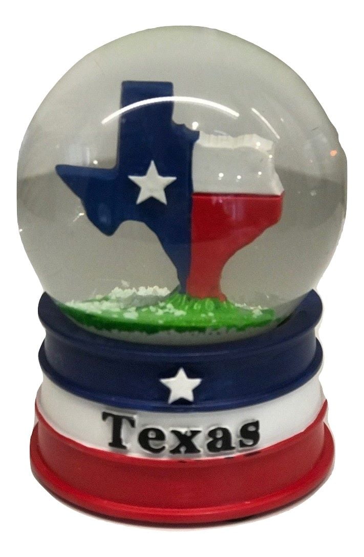 Brand New Dallas Cowboys Snow Globe Ornament Set Of 2, Rocking Horse