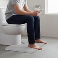 thumbnail image 5 of Premium Contoured Toilet Mat | Non-Slip Bathroom Rug | Soft Absorbent Washable U-Shaped Toilet Rug for Bathroom,Master Bath,Guest Bath | Durable Bathroom Floor Mat | Comfortable Bathroom, 5 of 5