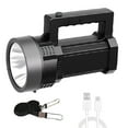 thumbnail image 4 of LED Zoomable Flashlight, High Lumens Searchlight With 5 Modes Spikeds Waterproof Flash Light Camping Flashlight Table Lamp High Lumens Flashlight for Home Camping Hiking Fishing Outdoor Gear, 4 of 9