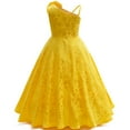 thumbnail image 4 of Judy Costume Dress Set Evening Gown Yellow Dress for Birthday Party Suitable 3-12Y, 4 of 5