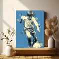 thumbnail image 6 of Soccer Themed Canvas Poster, Custom Name Friendly Print, Teen Boys Bedroom Decor & Sports Fan Gift, 6 of 8