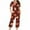 Orange, variant on Nrmvnmi Halloween Pajamas Sets For Women Pumpkin Graphic Prints Sleepwear Sets Crew Neck Short Sleeve Tops And High Elastic Waist Capri Pants With Pocket Soft Breathable Loungewear