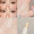 thumbnail image 1 of Rotulador resaltador de párpados blanco diamante para iluminar los ojos brillo delineador de ojos dorado sombra de ojos en barra para resultados de maquillaje impresionantes, 1 of 5