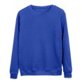 thumbnail image 4 of AXXD Womens Dressy Tops Tunic Blue Basic Summer 2024 Long Sleeves Casual Shirts Color Round Neck Sweatshirt Crewneck Pullover Tunic Tops, 4 of 4