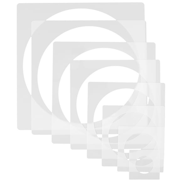 HEANUJJ 8Ud Plantillas Para Pintura Reutilizables De Pet Con Buena Flexibilidad Y Durabilidad