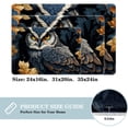 thumbnail image 2 of Owl Area Rugs: Polyester Non-Slip Machine Washable Floor Carpet Office Rug, 2 of 6