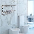 thumbnail image 2 of Stainless Steel 3-Tier Towel Rack, Modern Simplicity Design, Space-Saving Storage for Bathroom & Kitchen, Sturdy and Durable, 2 of 9