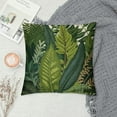 thumbnail image 2 of JEUXUS Pillowcase Green Tropical Palm Tree Banana Leaf Fern Monstera,Throw Pillow Covers Decorative for Couch and Bed for Boy Girl, 2 of 5
