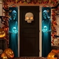 thumbnail image 1 of Decoraciones de Halloween, adornos de Halloween, regalos de Halloween, cortina de puerta de Halloween, pareado colgante de calabaza fantasma, esqueleto, decoración de fiesta, accesorios, decoraciones, 1 of 8
