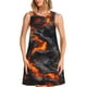thumbnail image 1 of Disketp Molten Lava Abstract Flow para Vestido sin Mangas para Mujeres, Vestidos de Verano para Mujeres, Casual y Holgado para la Playa, 1 of 6
