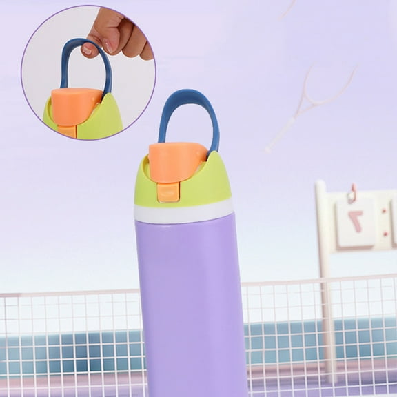 19oz Sport Insulated Water Bottle with Straw, Leak & Spill Proof, Keeps Drinks Cold for 24 Hours, Hot for 12 Hours, Premium Stainless Steel Water Bottles