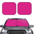 thumbnail image 2 of Haiem Darkmagenta Car Windshield Sun Shade (2 Pieces) Foldable Windshield Sun Shade Car Accessories for Truck SUV Pickup-Medium, 2 of 7